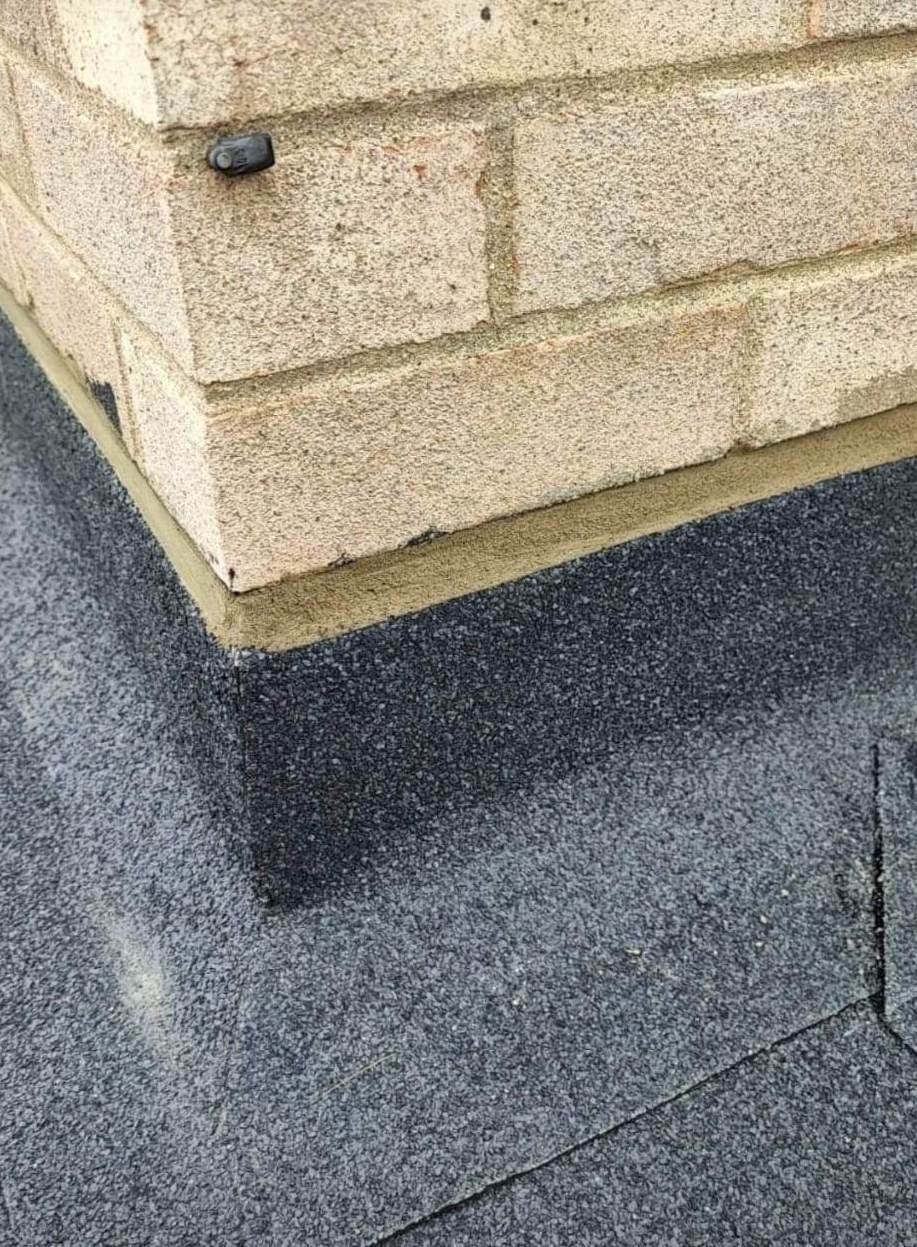 Roofing project by First Class Roofing