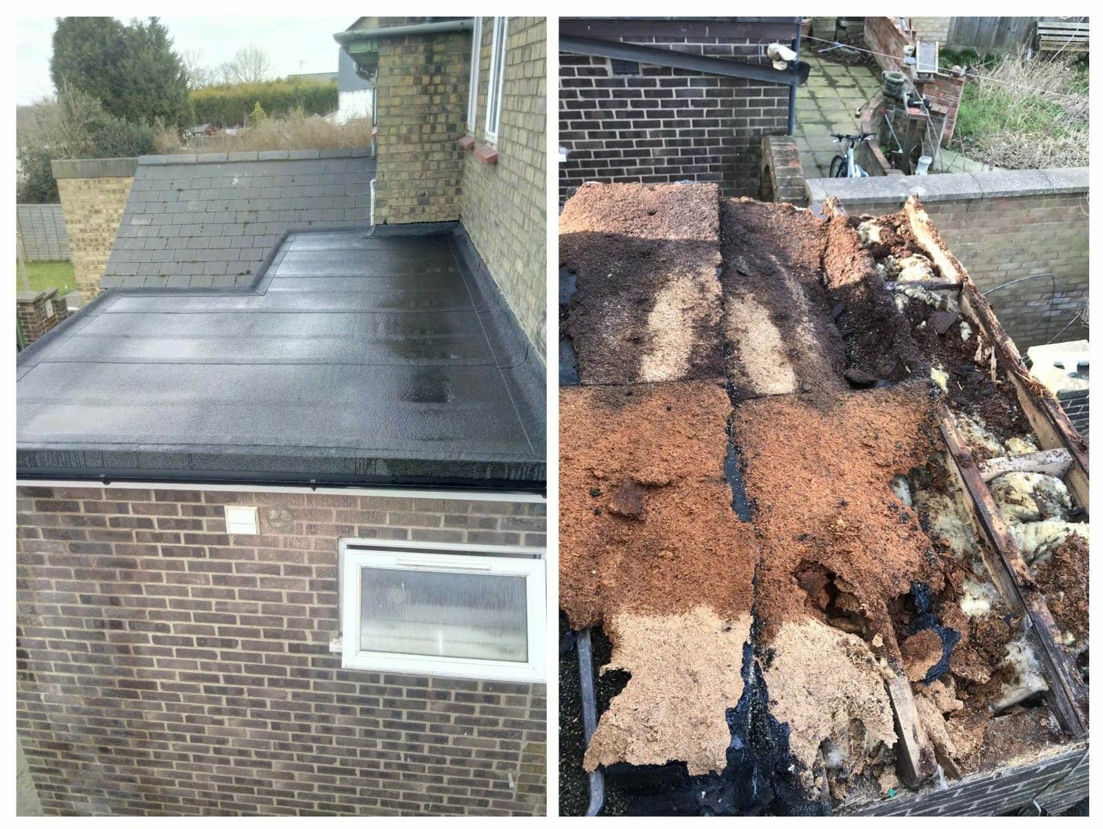 Roofing project by First Class Roofing