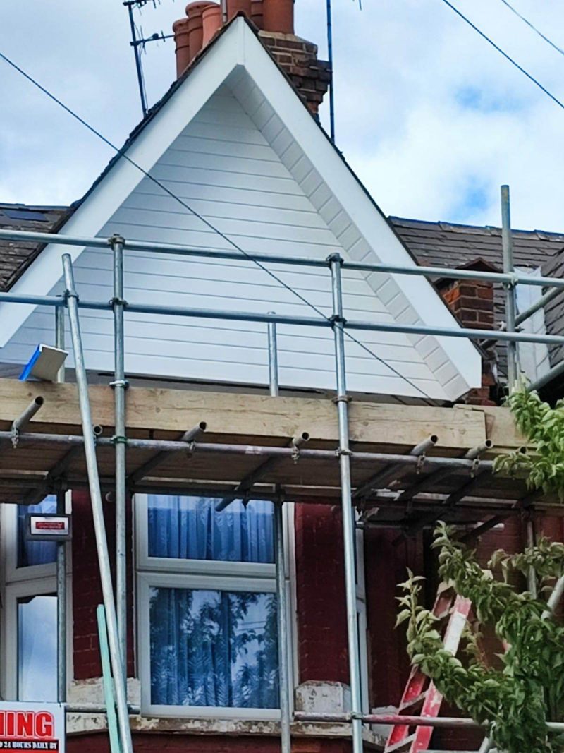 Roofing project by First Class Roofing